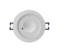 Huber Motion 66HF Detector de Movimiento 360° para Interiores - Fácilmente Ajustable - Empotrado, Apto para LED, Tecnología de 3 Hilos