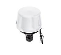 HUBER Twilight 1 Interruptor crepuscular de Exterior, Sensor crepuscular Ajustable [5-50 Lux], con protección IP44 I Interruptor crepuscular de Superficie 230V