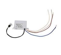 Huber Twilight 3LV Interruptor crepuscular de Exterior, Sensor crepuscular Ajustable [5-50 Lux], Sensor con protección IP44 I Interruptor crepuscular empotrable, 12-24V AC/DC