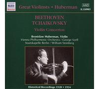 Bronislaw Huberman – Beethoven; Tchaikovsky: Concierto para violín – CD – NAXOS