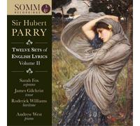 Hubert Parry Sir Hubert Parry: Twelve Sets of English Lyr (CD) (Importación USA)