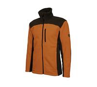 Hubertus Chaqueta de forro polar para hombre, 2 colores, verde oliva, naranja, naranja, L