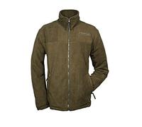 HUBERTUS Chaqueta de forro polar para hombre, color verde oliva, modelo Rhön, verde oliva, 4XL Grande