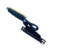 HUBOPRYS Cable de extensión PCI-E 4,0 X16, tarjeta gráfica externa servidor, 32GB/S GEN4 for, adaptador GPU flexible malla trenzada(50cm,16AC4)