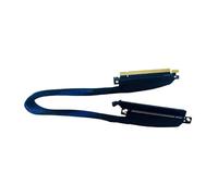HUBOPRYS Cable de extensión PCI-E 4,0 X16, tarjeta gráfica externa servidor, 32GB/S GEN4 for, adaptador GPU flexible malla trenzada(30cm,16AB4)