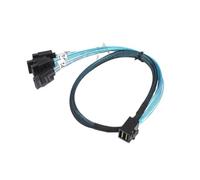 HUBOPRYS LSI00411 SFF-8643 SFF8643 Mini-SAS HD MiniSAS a SATA x4 12 Gb/s Cable RAID 50 CM/100 CM(1M)