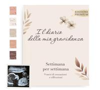 HuBorns - Diario Embarazo para Capturar Semanalmente cada Momento, Espacio para Fotos y Ecografías, Libro Embarazo Recuerdos Especiales, Diario de Embarazo Español para Organizar y Preparar el Parto