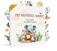 HUBORNS - Libro de nacimiento y recuerdos del bebé hasta los 5 años, álbum de fotos y diario infantil, regalo original para recién nacidos, baby shower y padres primerizos