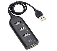 Hubs - Adaptador de concentrador de alta velocidad, mini USB 2.0, 4 puertos, para PC, portátil, portátil, receptor, ordenador, periféricos, accesorios, concentradores USB (color: D)