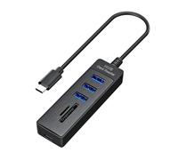 Hubs multifunción, 1 USB 3.0, 2 puertos USB 2.0, SDTF, dos adaptadores de lector de tarjetas para electrónica, concentradores USB multifunción con ranuras para tarjetas