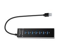 Hubs USB 3.0 de 7 puertos USB 3.0 para uso eficiente en la oficina y el hogar, con indicadores LED, fácil gestión de dispositivos