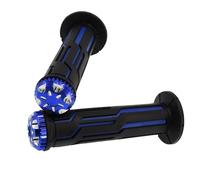 HUBXHEIY Puños de Manillar de Embrague de Freno de 22 mm y 24 mm for Motocicleta, 1 par, a Prueba de Golpes, universales, for EXC CRF(Blue)