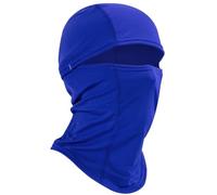 Huccik Balaclava Invierno - Pasamontañas Windproof para Moto, Esquí y Ciclismo, Cubre Cara Forrado Polar Unisex Hombre y Mujer (FR/ES, Letras, Talla única, Azul Real)