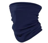 Huccik Braga de Cuello Infantil de Forro Polar - Pasamontañas Invierno Niño & Niña, Mascarilla Cervical Transpirable y Antiviento para Esquí, Ciclismo, Running (Azul Marino, One Size)