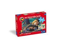 HUCH! El pequeño Cuervo calcetín Puzzle Infantil, 2 Puzzles de 24 Piezas