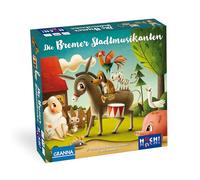 HUCH! Los músicos de Bremen Stadtmusikanten | Juego de niños con Gran Material | Juegos de Cuentos de Hadas | Se Requiere Sentido de proporción | Juego Familiar | Colecciona tu Orquesta de Animales |