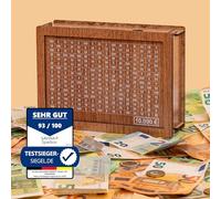 Hucha 10000€ SparBox - el original en 6 tamaños • reutilizable y lista para montar • Con números para marcar • Regalo para niños y adultos • Sistema de ahorro innovador • Alcanza tu objetivo de ahorro