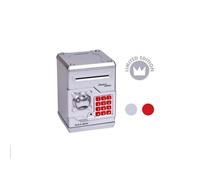 Hucha Caja Fuerte ROYMART EB-600 Plata Brillante