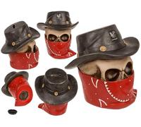 Hucha con candado, 12 x 11 cm, polirresina, en Caja de cartón