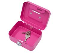 Hucha con cerradura, de seguridad con cerradura de seguridad, mini hucha de metal para dinero en efectivo, banco de monedas de metal resistente para colección de monedas para niños y adultos