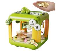 Hucha con contraseña, caja de dinero de gran capacidad con desplazamiento automático, bóveda de ahorro digital, caja de dinero de oficina, contenedor de comida para niños para desarrollar hábitos de