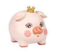 Hucha con diseño de dibujos animados para enseñar a los niños sobre el ahorro de finanzas, frasco, estatua de animales, irrompible, huchas ornamentales
