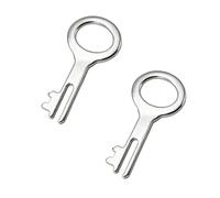 Hucha con llave para BTE nº 3 Hucha - 2 llaves de repuesto para BTE Alemania con cerradura de hucha de 39 mm, llave con metal para hucha n.º 3, accesorio de hucha, acabado robusto