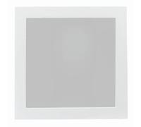 Hucha con marco de fotos 3D con ventana frontal transparente, hucha para regalo, embalaje para regalo de dinero (blanco - blanco, rectangular)