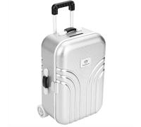 Hucha Creativa con Forma De Maleta,Caja de dinero de plata creativa de maleta,Mini Maleta Juguete Hucha Forma,hucha de simulación de viaje,maleta de plástico para niños,hucha de simulación maleta de v