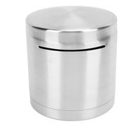 Hucha de Acero Inoxidable, Caja ahorradora de Acero Inoxidable, Hucha de Monedas de Gran Capacidad y Resistente a caídas con diseño Sencillo para Adultos y niños, ahorros Seguros (Estilo 1)