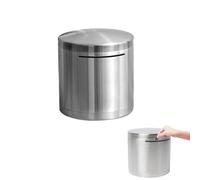 Hucha de Acero Inoxidable para Romper - Caja de Ahorros y Seguridad 15x14.6 cm para Adultos y Niños, Regalo Original, Decoración Moderna y Herramienta de Educación Financiera