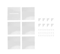 Hucha de acrílico Transparente para Adultos y niños, Caja de Ahorro de Dinero Que no se Puede Abrir, Transparente Debe romperse para Abrir el Banco con diseño de Bricolaje, Regalo