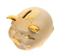 Hucha de cerámica for niños y niñas, Bonita Figura China de Escritorio con Forma de Cerdo for decoración del hogar(11.50X9.00X8.00CM)