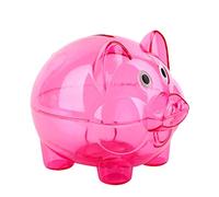Hucha de Cerdito plástico Transparente, Gran Capacidad de Cerdo Hucha Buen Regalo para los niños de los Cabritos de Almacenamiento Bancos de Dinero