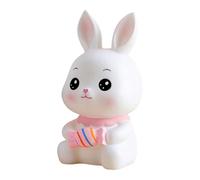 Hucha de Conejo, Tarro de Monedas de Liebre para Ahorrar, Material Resistente con tapón Inferior extraíble, estético para guardería, Suministros de educación financiera para Dormitorio, Sala de