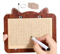 Hucha de dinero y hucha para niños - Hucha de madera con un contador | Caja de dinero para planificación presupuestaria y finanzas | Para adultos, niños, familia, amigos