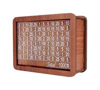 Hucha De Madera De $10,000, Hucha Contador De Monedas Con Garrapatas Numéricas, Hucha Decorativa Retro Con Contador Para Niños Adultos