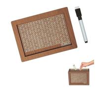 Hucha de Madera para Ahorro, Tarro con función de conteo de estadounidenses para decoración del hogar y educación financiera, contenedor de Dinero histórico