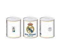 Hucha de metal Real Madrid CF 10x10x12cm