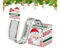 Hucha de Navidad, decoraciones navideñas divertidas hechas a mano | Porta tarjetas festivas extraíble,para sobre postal niños adultos adolescentes familia cumpleaños año nuevo regalos para calcetines