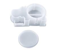 Hucha de resina para almacenamiento de elefante, hipopótamo, ballena, soporte de monedas de silicona, caja de joyería, moldes de silicona epoxi