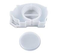 Hucha de resina para almacenamiento de elefante, hipopótamo, ballena, soporte de monedas de silicona, caja de joyería, moldes de silicona epoxi