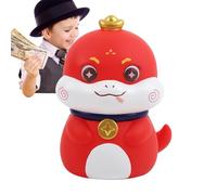 Hucha de serpiente para niños - 2025 Año de la Serpiente Hucha, lindo banco de monedas de animales para niñas y niñas, hucha decorativa a prueba de roturas, para Año Nuevo, Navidad