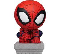 Hucha Figural De Vinilo PVC De Spider-Man En Posición En Cuclillas