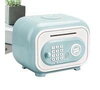 Hucha - fuerte para monedas en efectivo, cajero automático para niños, hucha con código y contraseña para huellas dactilares, juguete de de seguridad | Para contar niños 3 a 12