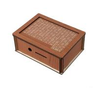 Hucha infantil de madera con marcador para establecer objetivos de ahorro, construir juntos y seguir el progreso a lo largo del tiempo (10000 €)