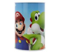 Hucha Infantil Super Mario metálica - Hucha de Metal Fabricada en España para los ahorros de niños y niñas, Idea de Regalo para Fans de Super Mario