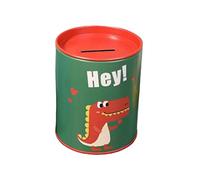 Hucha Lata Infantil Unicornio. Huchas Originales de Lata con Tapa diseño Animalitos. Hucha Lata Barata para niños Que se Puede Utilizar también como Bote para lápices. (Dragón Hey!)