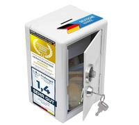 Hucha mini caja fuerte hucha con cerradura de combinación; original caja fuerte de metal