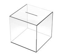 Hucha multiusos sin abrir, hucha de almacenamiento popular, caja de dinero portátil, caja de acrílico con ranura para monedas, hucha de